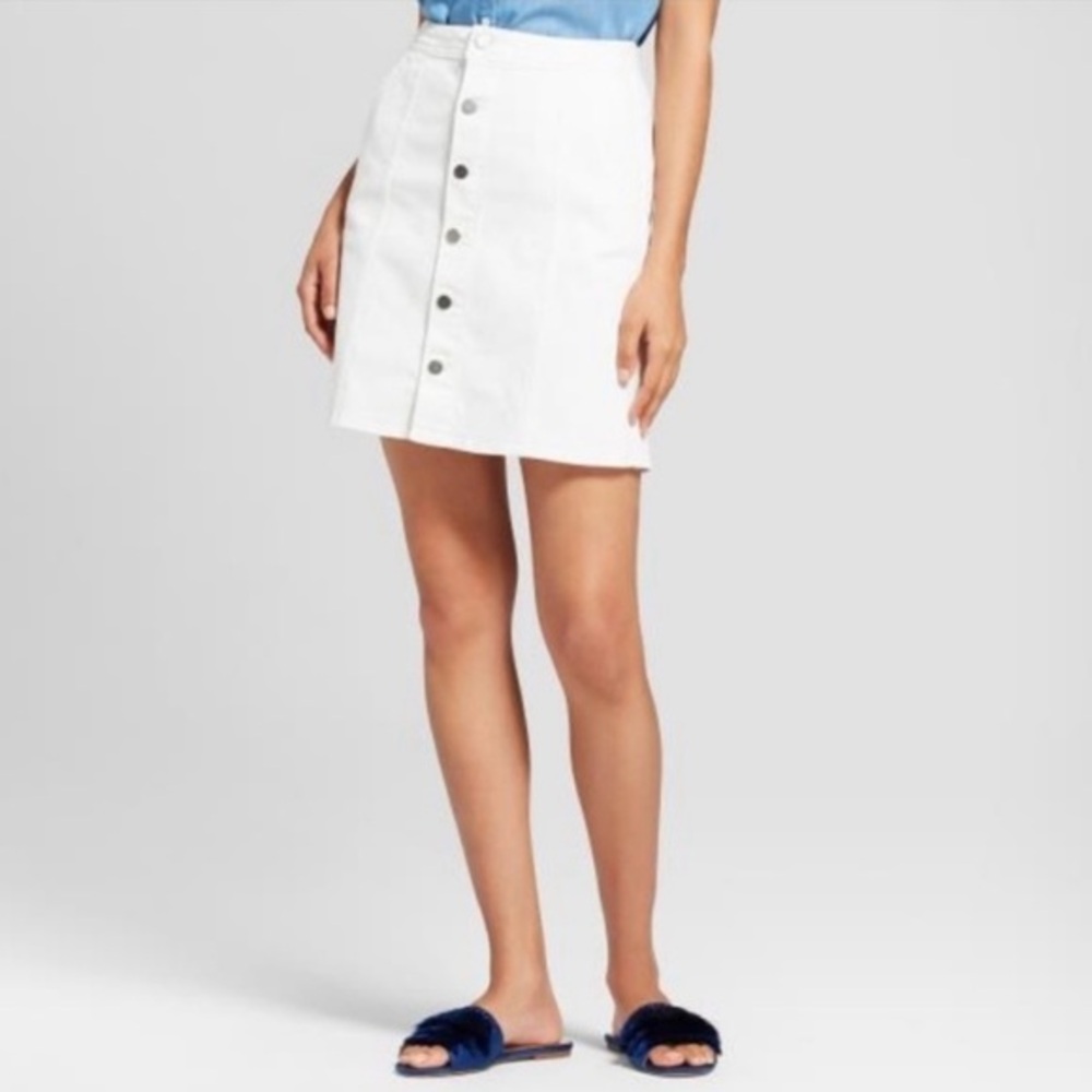 A NEW DAY Button Front Denim Skirt 2